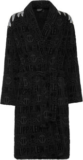 Philipp Plein Badjas Eagle Zwart