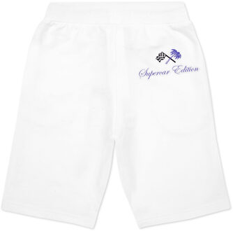 Philipp Plein Baggy Fit Shorts Racing Club Wit - 8J / 128cm