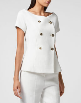 Philipp Plein Blazer Crème - L