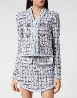 Philipp Plein Blazer Lichtblauw - S