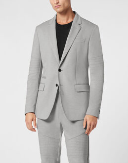 Philipp Plein Blazer Regular Fit Grijs