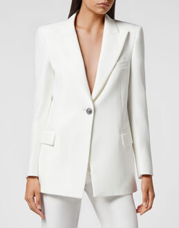 Philipp Plein Blazer Skull Crème - M