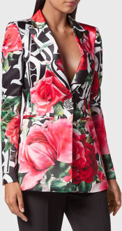 Philipp Plein Blazer Zwart/rood - XS