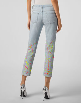 Philipp Plein Boyfriend Crystal Blauw