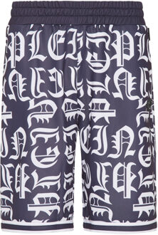 Philipp Plein Broek Gothic Plein Donkerblauw - 3XL