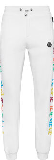 Philipp Plein Broek Gothic Plein Wit/Multi