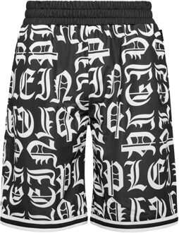 Philipp Plein Broek Gothic Plein Zwart - XL
