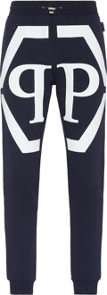 Philipp Plein Broek Hexagon Blauw/marineblauw - XL