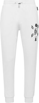 Philipp Plein Broek Hexagon Wit - XL