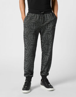 Philipp Plein Broek Monogram Zwart - 5XL