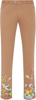 Philipp Plein Broek Pasvorm Chinos Beige - 48 (Taille)