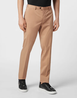 Philipp Plein Broek Pasvorm Chinos Beige