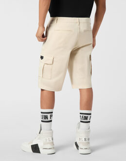 Philipp Plein Cargo Shorts Beige - 4XL