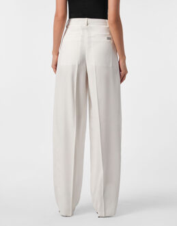 Philipp Plein Dame Fit Trousers Wit - XS