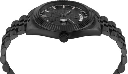 Philipp Plein Date Superlative Heren Zwarte Horloge PWPVA0624 - One Size