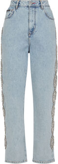 Philipp Plein Denim Broek Losjes - maat Lichtblauw