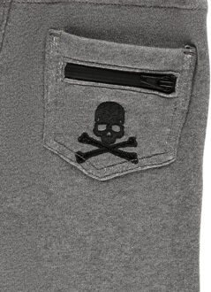 Philipp Plein Denim Jogging Trousers Skull Zwart