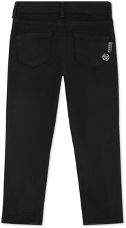Philipp Plein Denim Trousers Regular Fit Zwart - 6-7J / 116-122cm