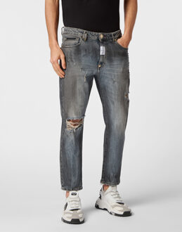 Philipp Plein Detroit Fit Blauw - 30 (Taille)