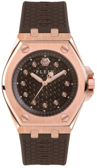 Philipp Plein Extreme Lady Crystal Horloge Philipp Plein , Brown , Dames - ONE Size