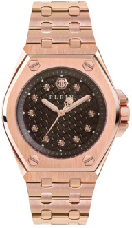 Philipp Plein Extreme Lady Crystal Horloge Philipp Plein , Pink , Dames - ONE Size