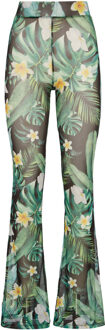 Philipp Plein Flare Broek Hawaii Groen - M
