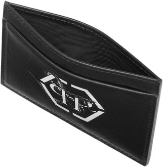 Philipp Plein Franse Portemonnee Hexagon Zwart - One Size