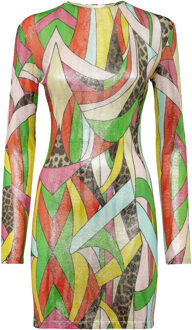 Philipp Plein Gebreide Jurk Veelkleurig - L
