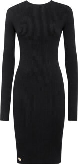Philipp Plein Gebreide Jurk Zwart