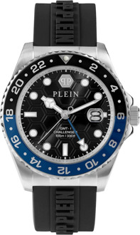 Philipp Plein Gmt-I Challenger Horloge Philipp Plein , Black , Heren - ONE Size