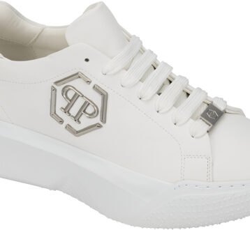 Philipp Plein Godzilla Runner Hexagon - maat EU 47 Wit