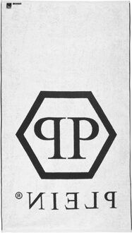 Philipp Plein handdoek Zwart/wit