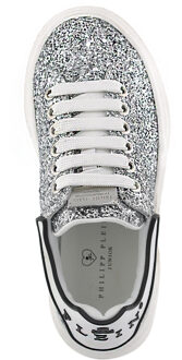 Philipp Plein Hardloopschoen Glitter - maat EU 33 Zilver