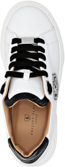 Philipp Plein Hardloopschoen Hexagon Wit/Zwart - EU 35