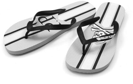 Philipp Plein Heren Skull Slippers Zomer Style Wit