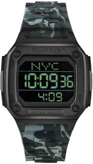 Philipp Plein Hyper $hock Digitaal Horloge Philipp Plein , Black , Heren - ONE Size