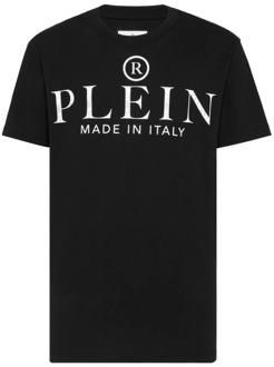 Philipp Plein Iconische Ronde Hals T-Shirts en Polos in Zwart Philipp Plein , Black , Heren - L