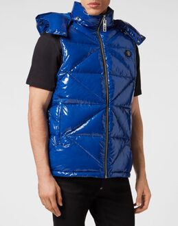 Philipp Plein Jas Hexagon Donkerblauw - 3XL