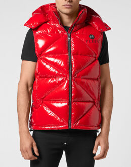 Philipp Plein Jas Hexagon - maat 4XL Rood
