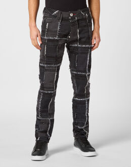 Philipp Plein Jeans Recht Model Grijs