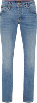Philipp Plein Jeans Recht Model Iconic Plein Blauw
