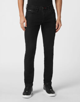 Philipp Plein Jeans Recht Model Lion - maat Zwart