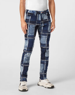 Philipp Plein Jeans Recht Model - maat Blauw
