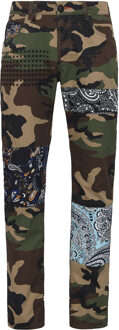 Philipp Plein Jeans Recht Model Paisley Camouflage