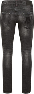 Philipp Plein Jeans Recht Model Racing Blauw - 33 (Taille)