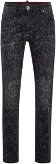 Philipp Plein Jeans Recht Model Tattoo Grijs