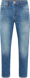 Philipp Plein Jeans Regular Fit Blauw