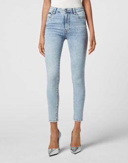 Philipp Plein Jeans Skinny Fit - maat Blauw
