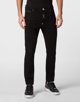 Philipp Plein Jeans Skinny Fit Zwart - 29 (Taille)