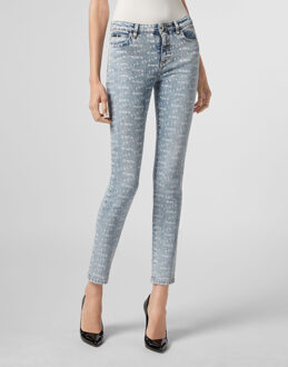 Philipp Plein Jeans Slim Fit Blauw - 26 (Taille)